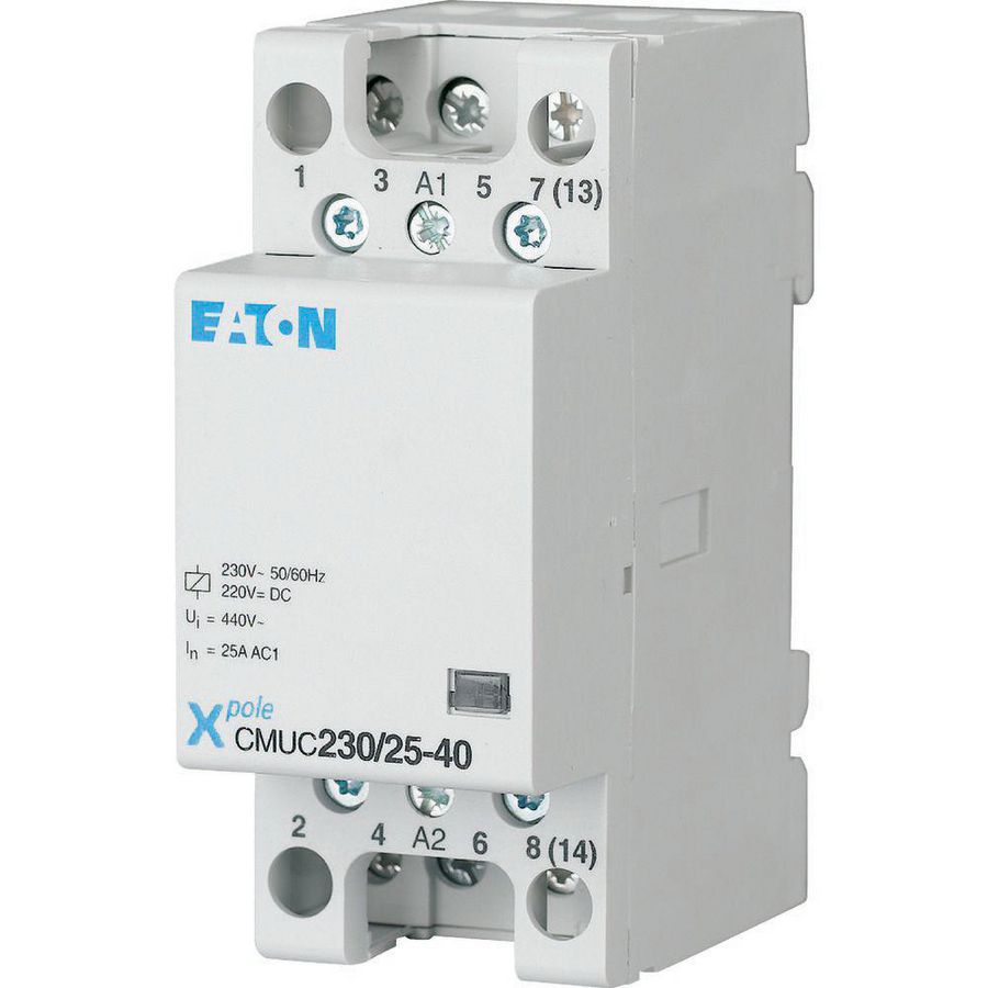 Installatierelais 230V AC/DC 4NO 25A