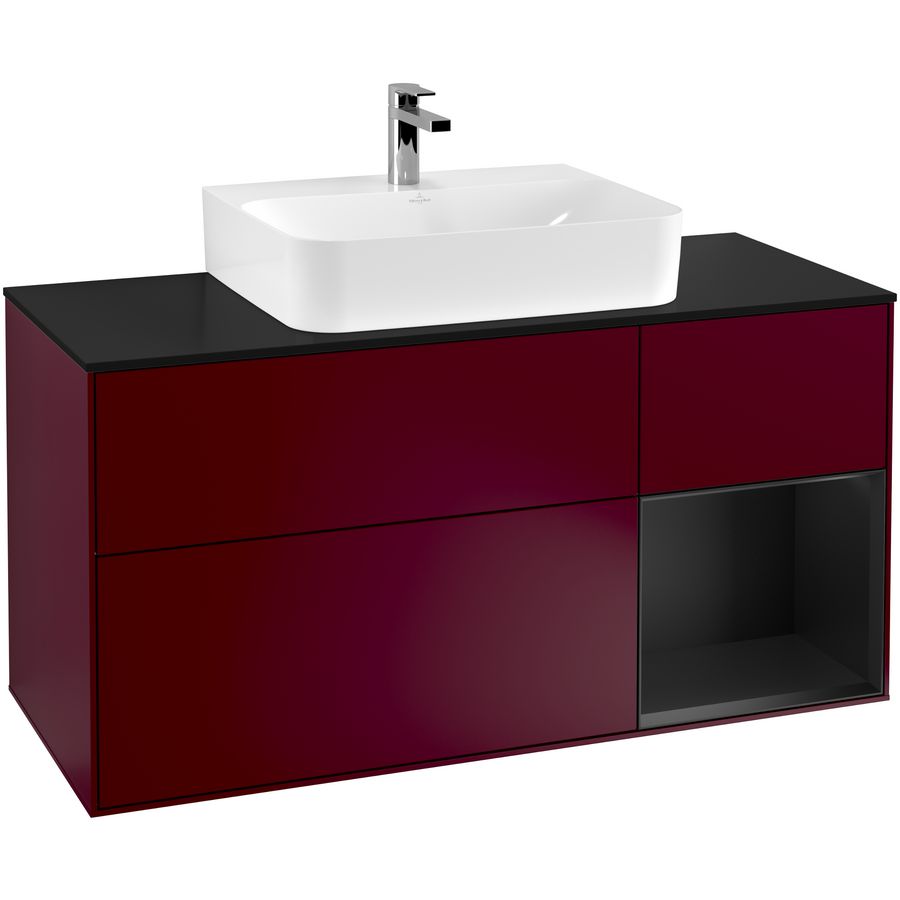 Wastafelonderkast Finion 1200x603x501mm Peony Matt Lacquer G172PDHB