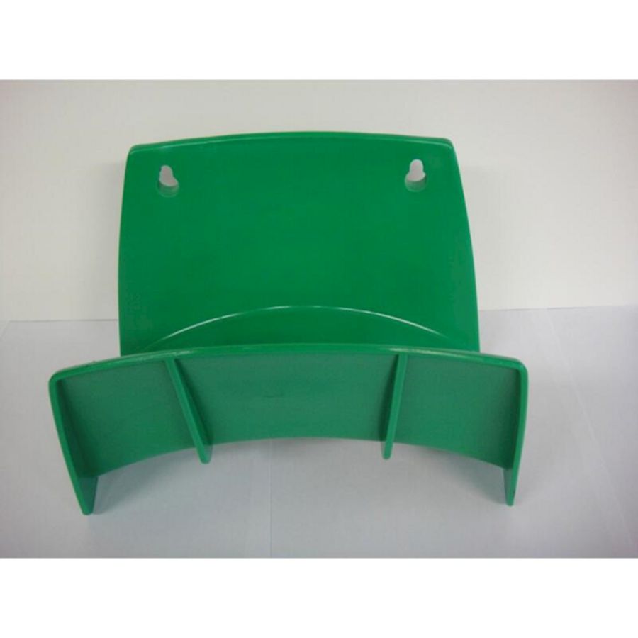 Vulslanghouder / ophangrek groen kunststof