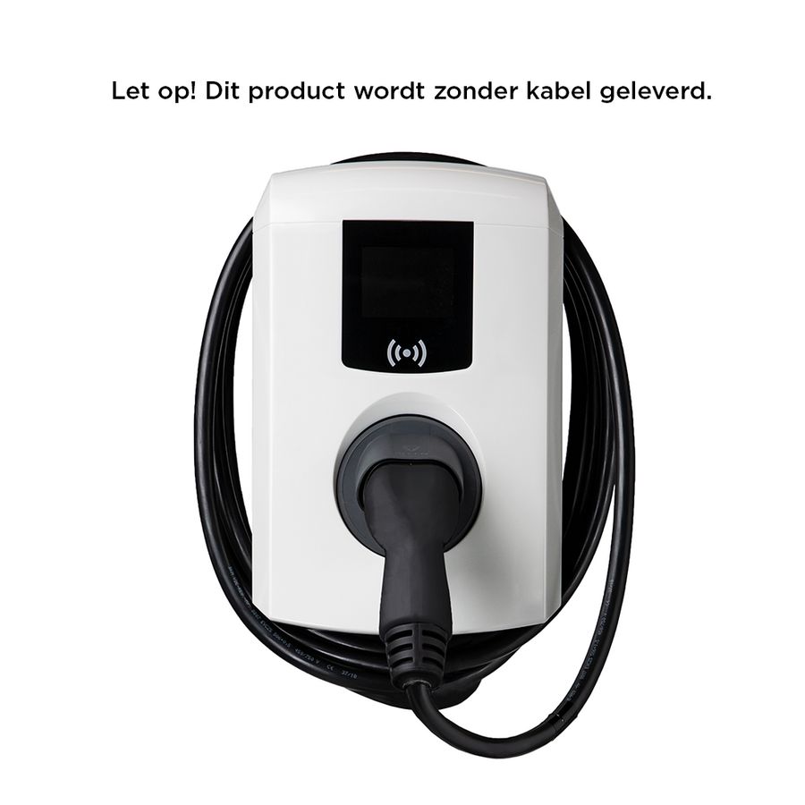 Laadpaal Single Pro-line 32A-22kW Kabel RFID excl. laadkabel