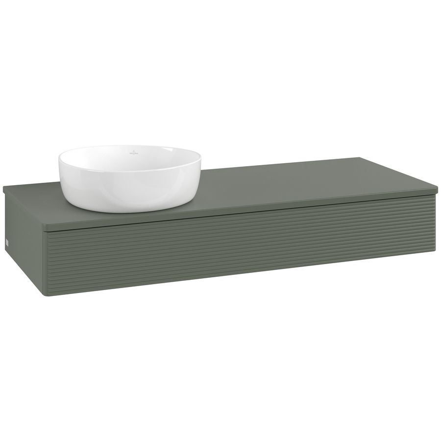 Wastafelonderkast Antao 1200x190x500mm L.Green Matt Lacquer L11150HL