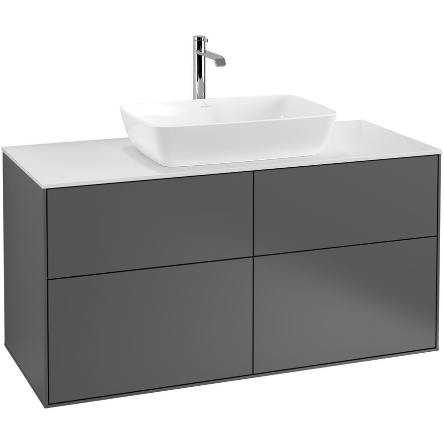 Wastafelonderkast Finion 1200x603x501mm Antr. Matt Lacquer G79100GK