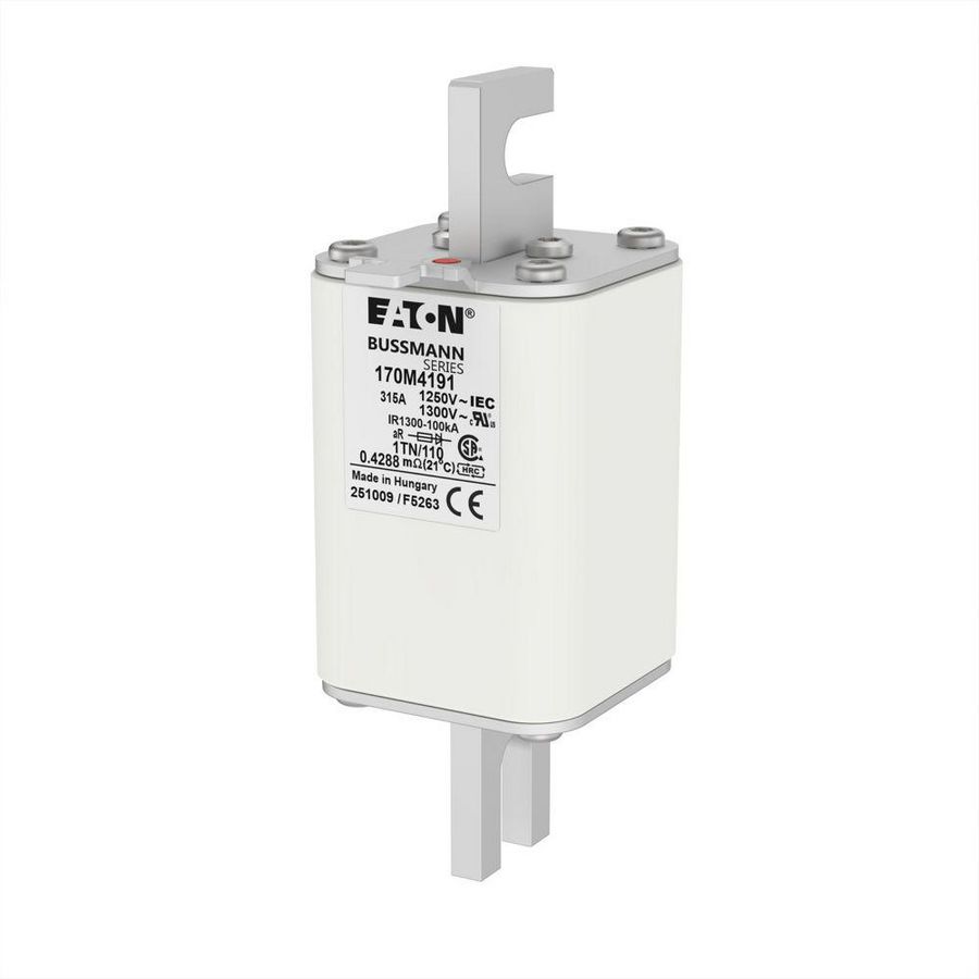 Zekering hoge snelheid 315A AC 1250V 100kA 1 53x66x1 VVE=3
