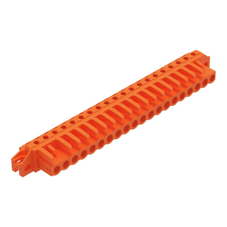 THT FE steker HA raster 5,08mm oranje 232-280/031-000 VVE=10
