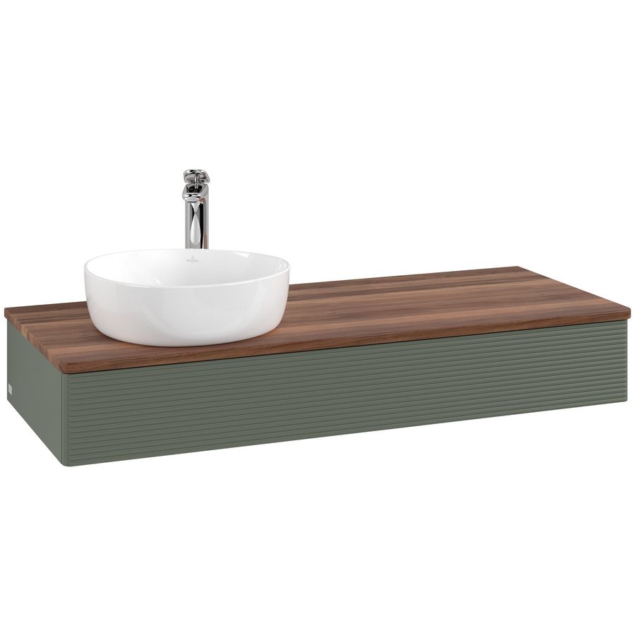 Wastafelonderkast Antao 1200x190x500mm L.Green Matt Lacquer L11152HL