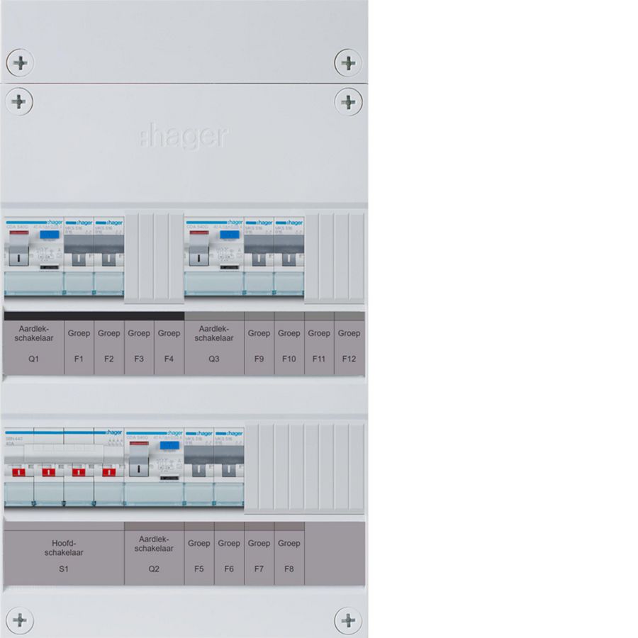 6-groepenverdeler, HS, 3x ALS 40A, 3f