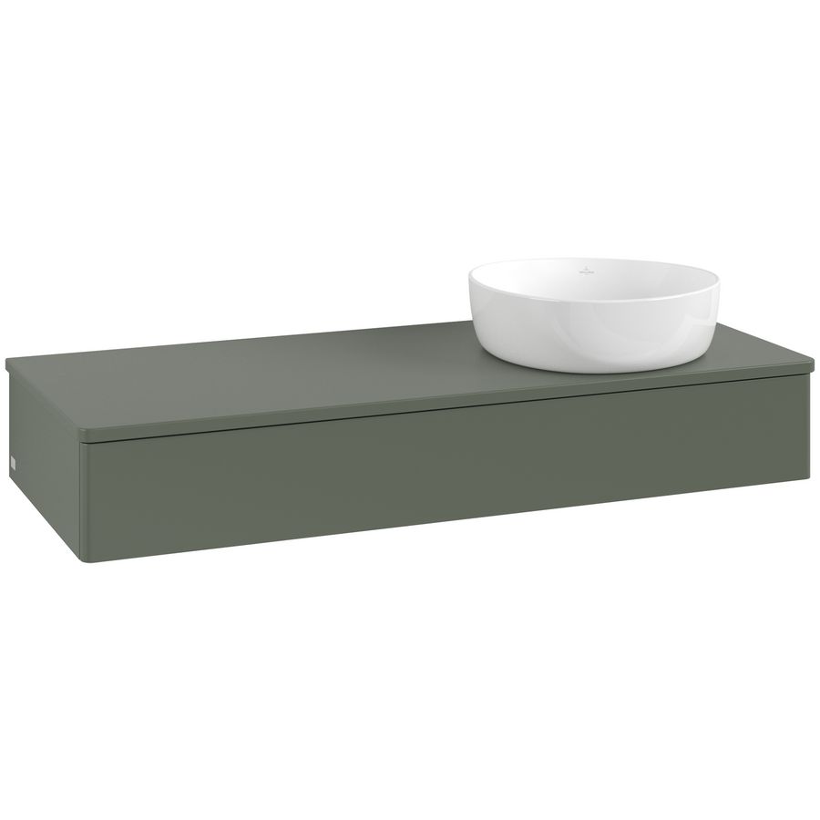 Wastafelonderkast Antao 1200x190x500mm L.Green Matt Lacquer L12010HL