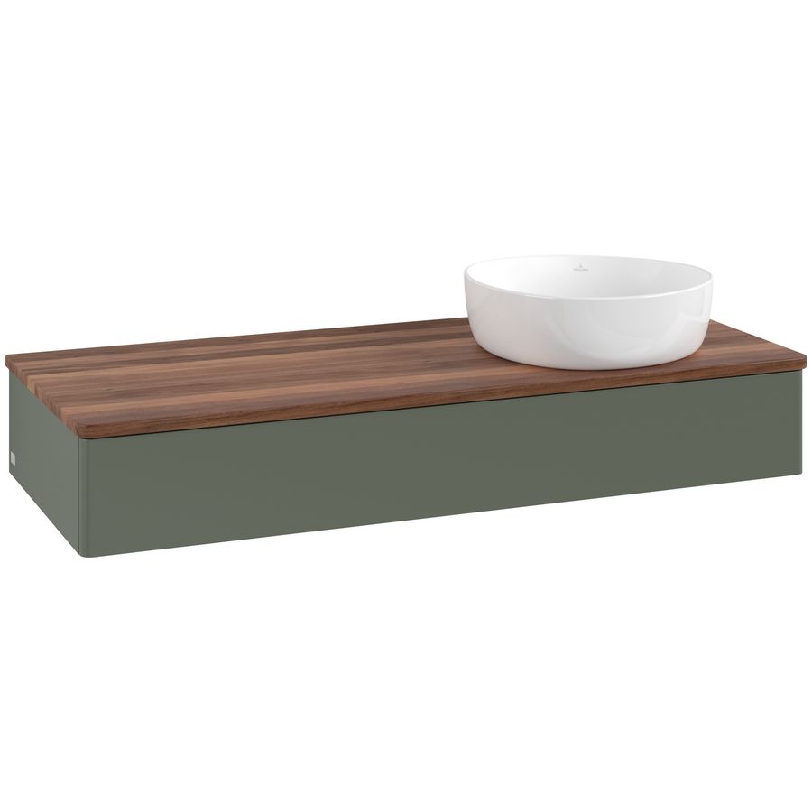 Wastafelonderkast Antao 1200x190x500mm L.Green Matt Lacquer L12012HL