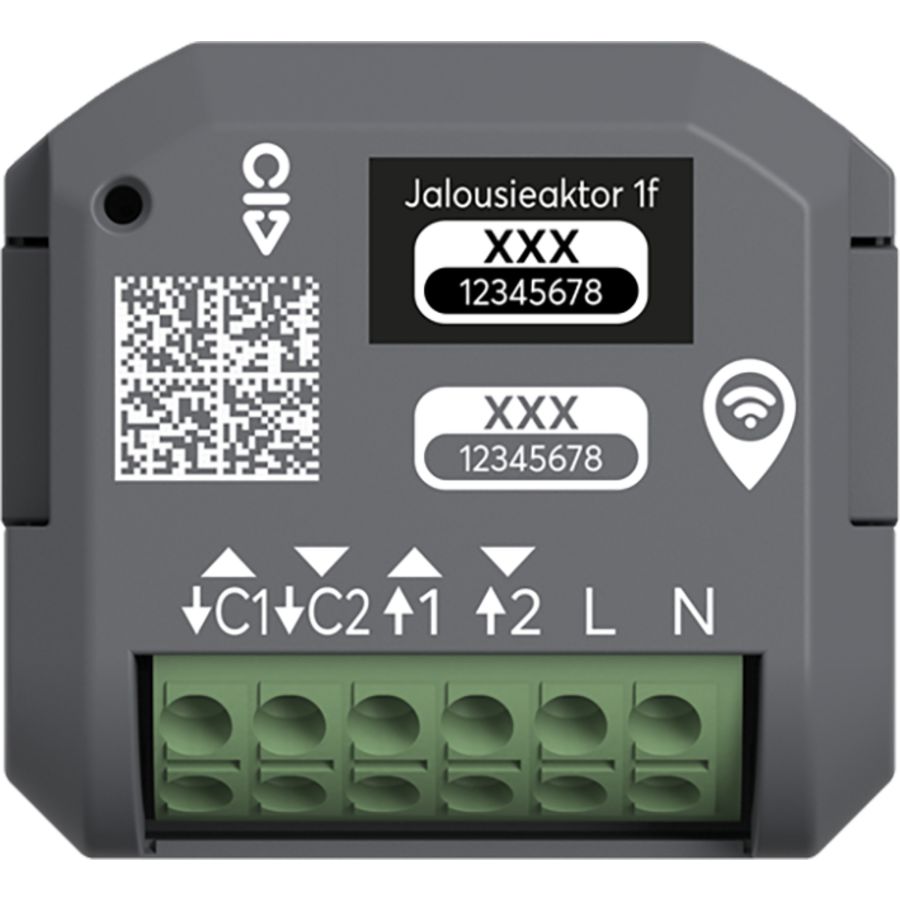 Jaloezieactor 1-voudig, FM, WL (62831 U-WL)