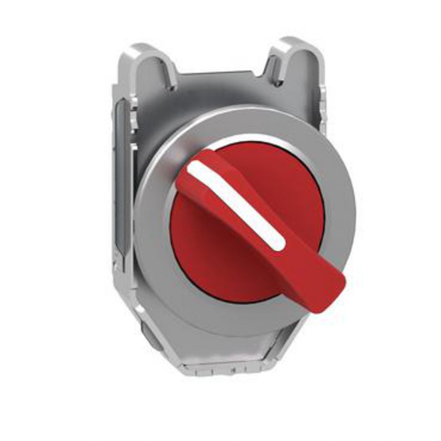 flush mounted red selector switch head 2-position stay put