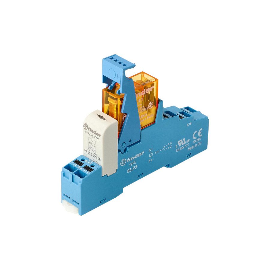 Interfacerelais 1 wisselcontact 10A 12V AC AgNi