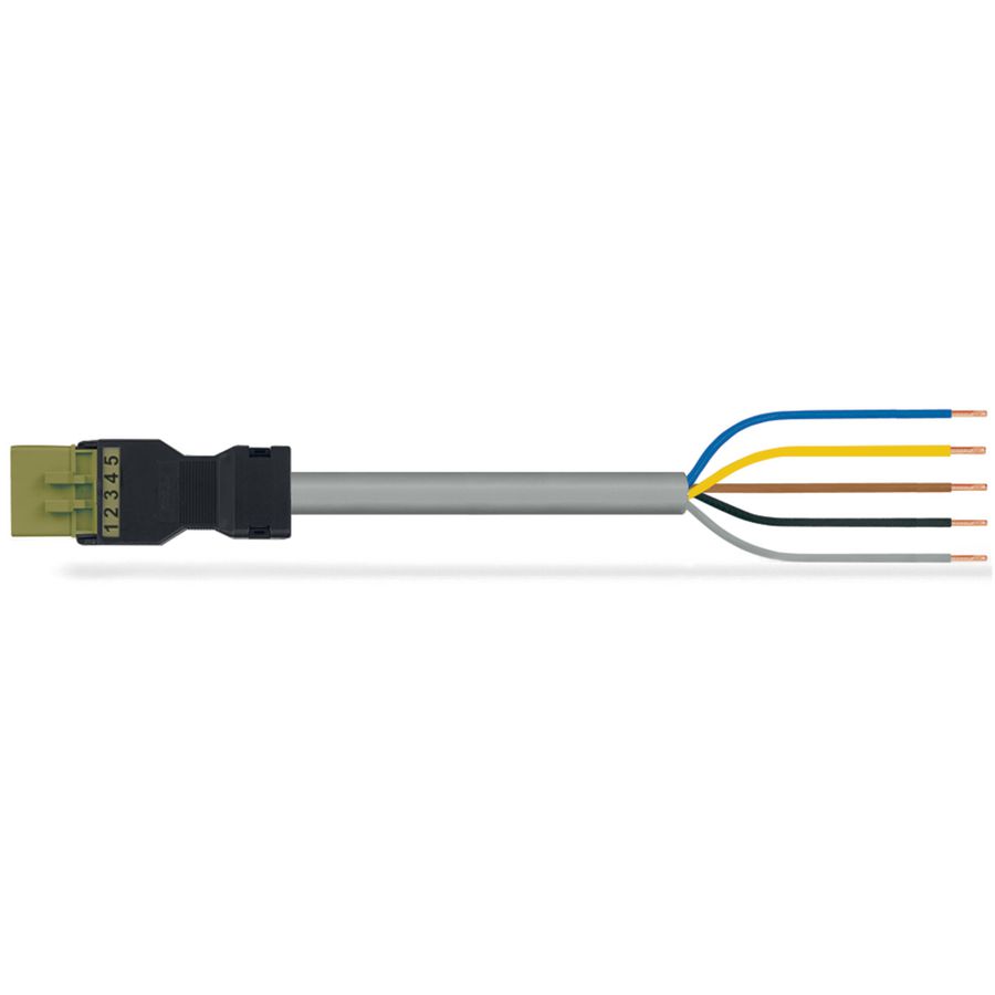 Geconf.aansluitkabel Eca Steker/open einde 891-8995/205-105