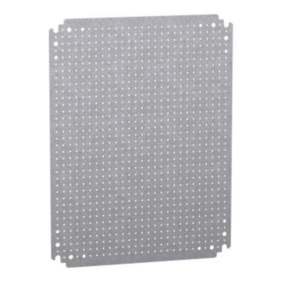 Montageplaat microperf. 500x400mm Gaten 3,6mm op 12,5mm