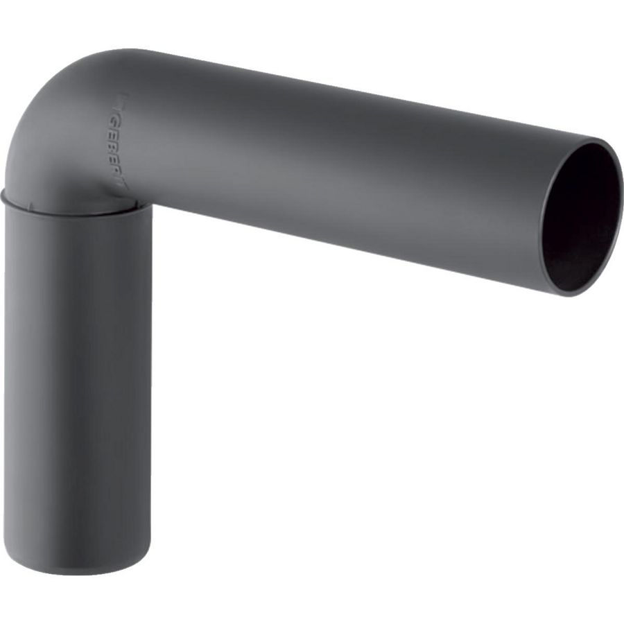 Silent-PP aansluitbocht 90° verlengd 50x46mm VVE=20