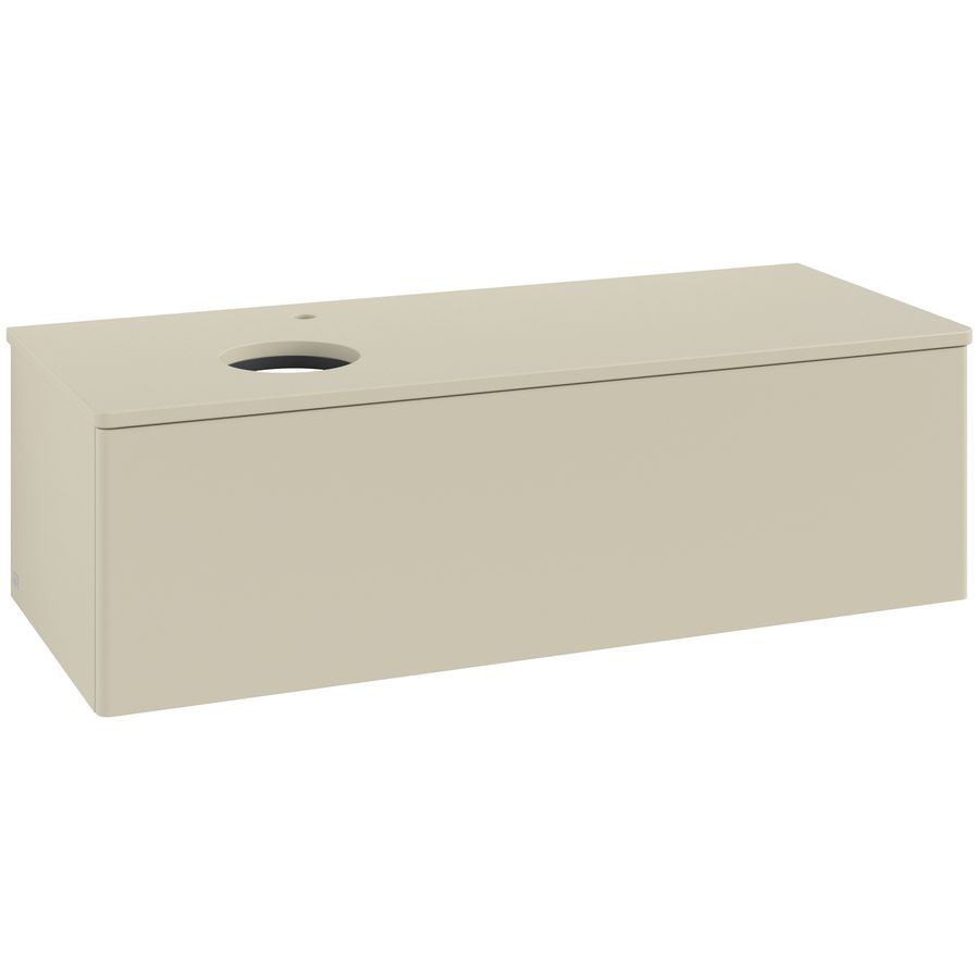 Wastafelonderkast Antao 1200x360x500mm S.Grey Matt Lacquer K33050HJ
