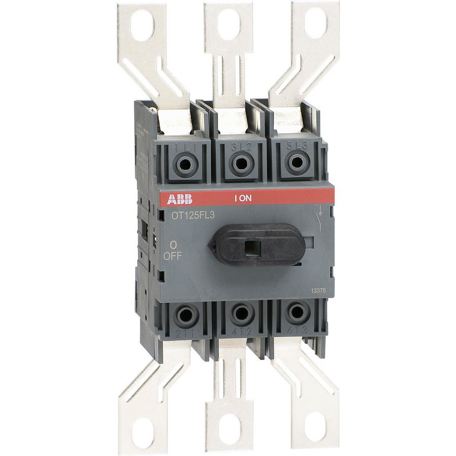 Lastscheider 3P 125 A bodem/DIN-rail montage beide kanten