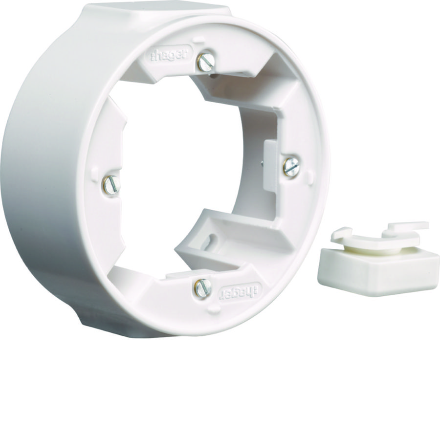 Opbouwbehuizing 1-v Serie 1930 polarwit