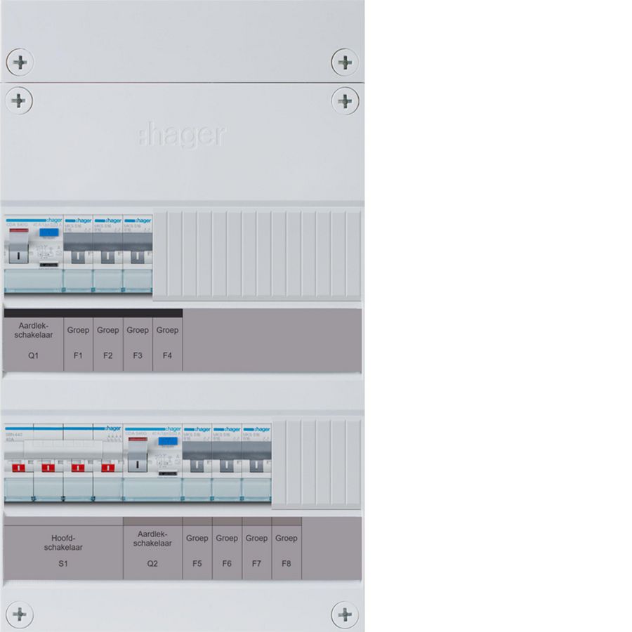 6-groepenverdeler, HS, 2x ALS 40A, 3f
