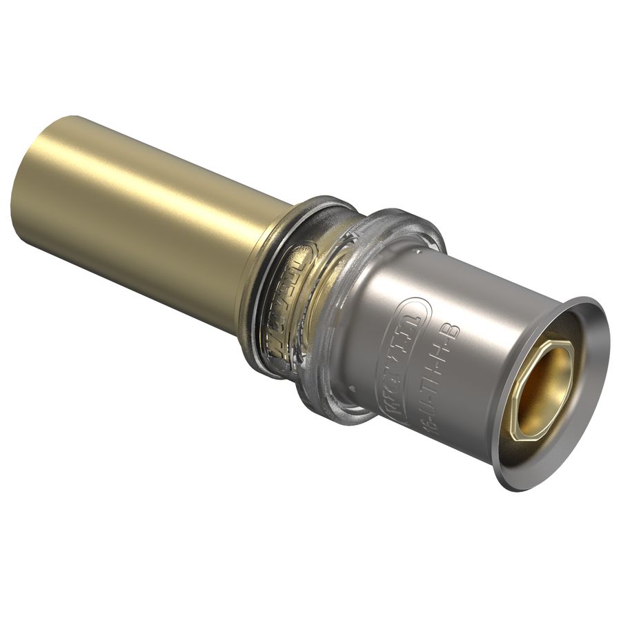 Insteekverloopsok pers TIGRIS M5 25x28mm spie-eind koper