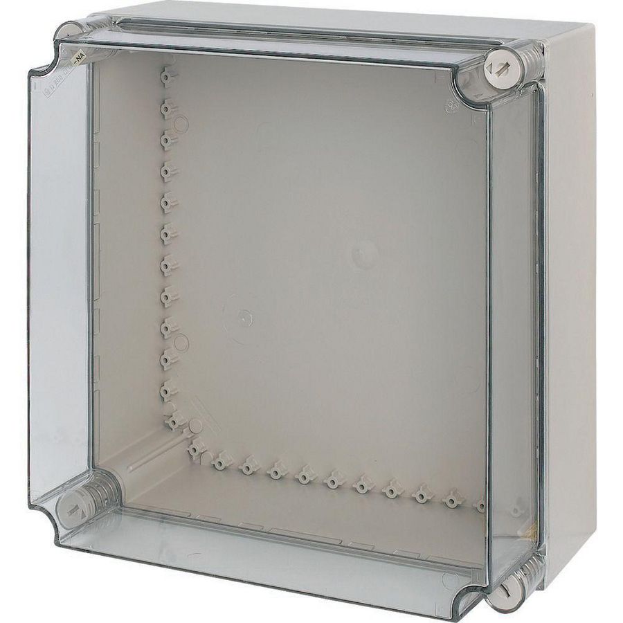 Kast Ci HxBxD=375x375x225mm deksel Ral7035 gladde zijden