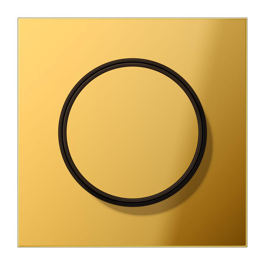 Afdekking draaiknop metaal goldkleuren PVD coating LS