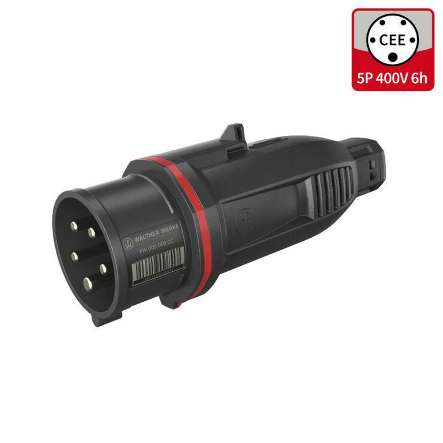 Steker 16A 5-polig 6h IP54 klem CEE NEO One Touch