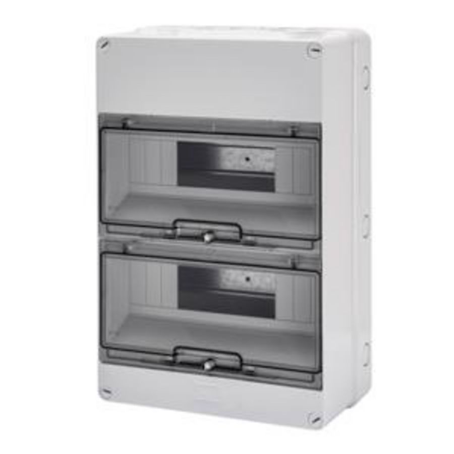 BEHUIZING MET UNIPOLAIRE KLEMMENBLOKKEN 9 H - 24M IP55