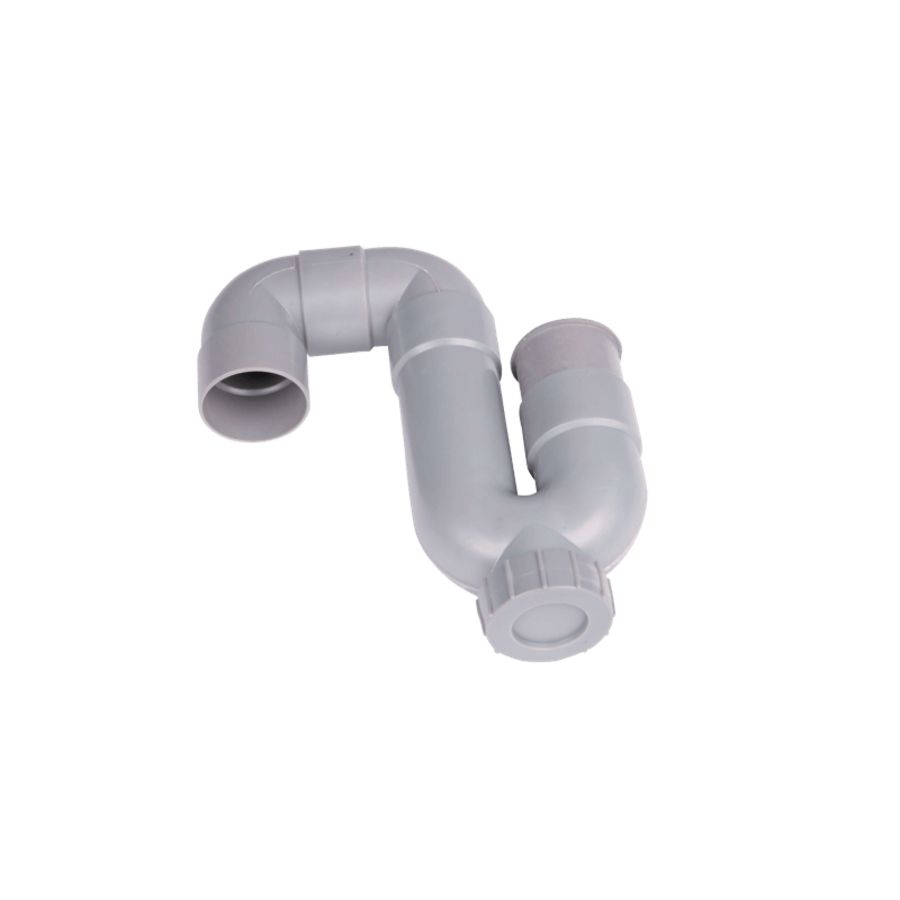 Lijmsifon / buissifon ABS 40mm universeel grijs