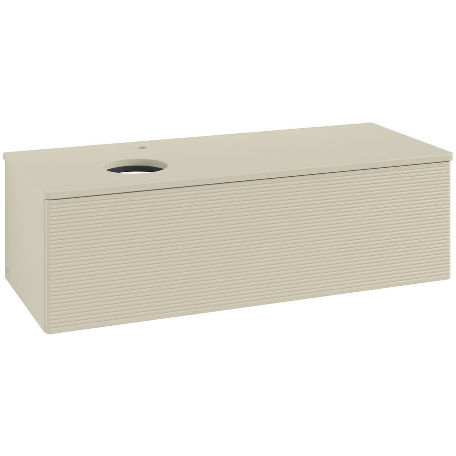 Wastafelonderkast Antao 1200x360x500mm S.Grey Matt Lacquer K33150HJ