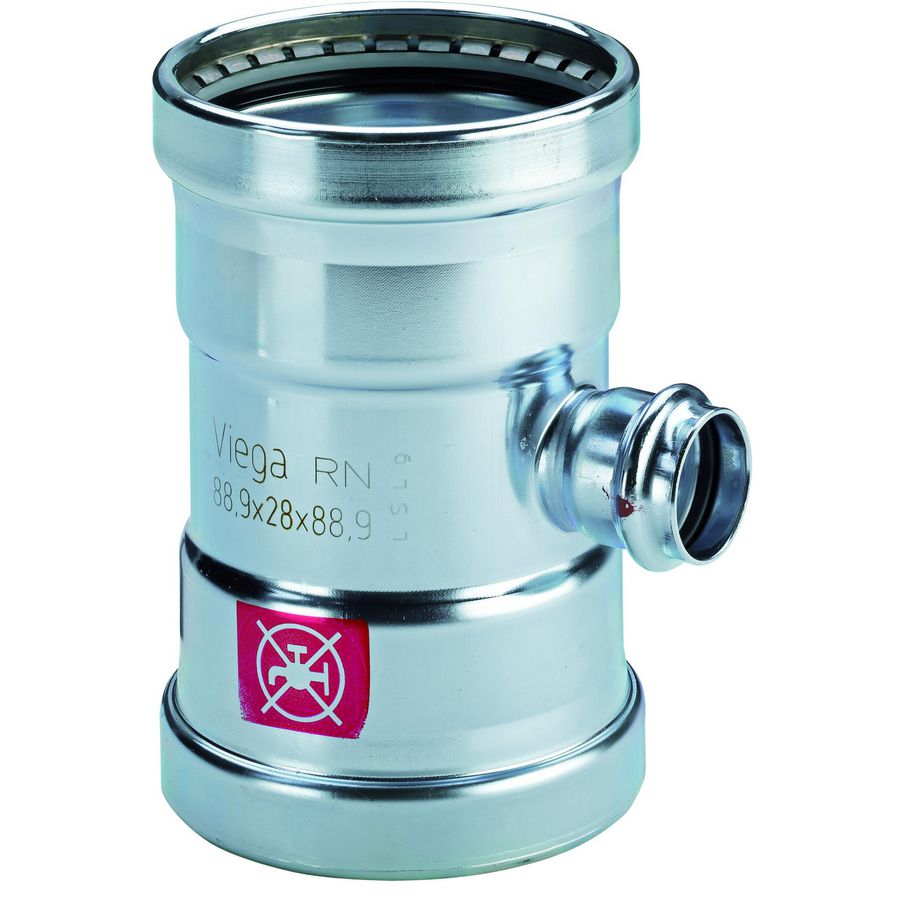 T-koppeling verlopend persaansluiting PRESTABO-XL 76,1x22x76,1mm 1118XL