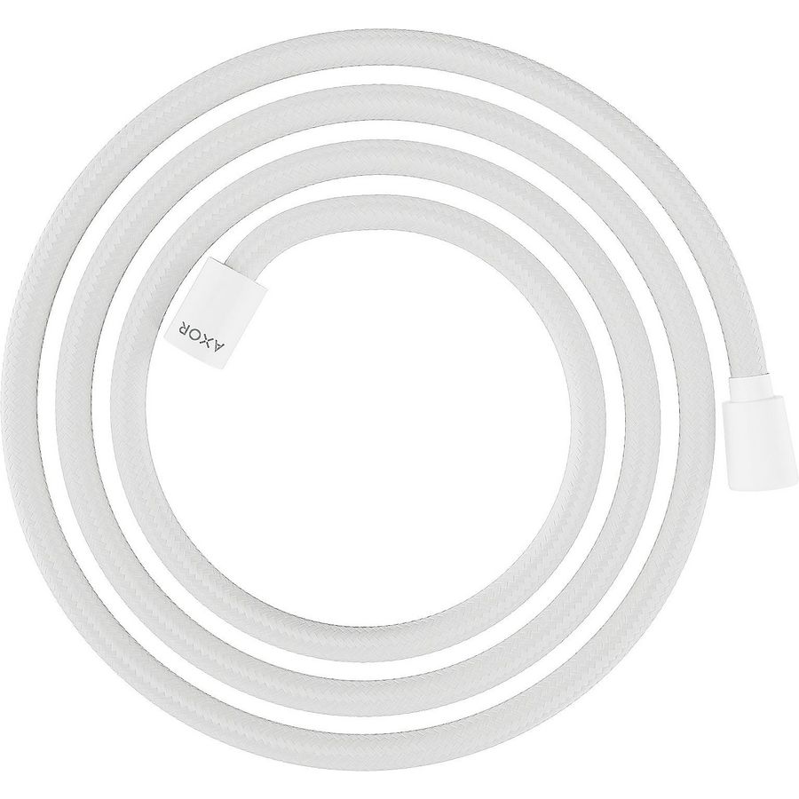 AXOR ShowerSolutions Textiel doucheslang 2 m met conische en cylindrische moer mat wit 28290700