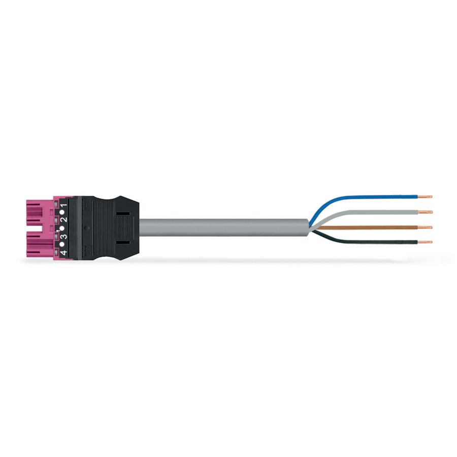 Geconf.aansluitkabel Eca Steker/open einde 771-9994/205-107