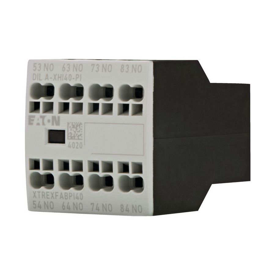 Hulpcontactblok 4m 0v frontmont. DILA DILM7-DILM15 VVE=5
