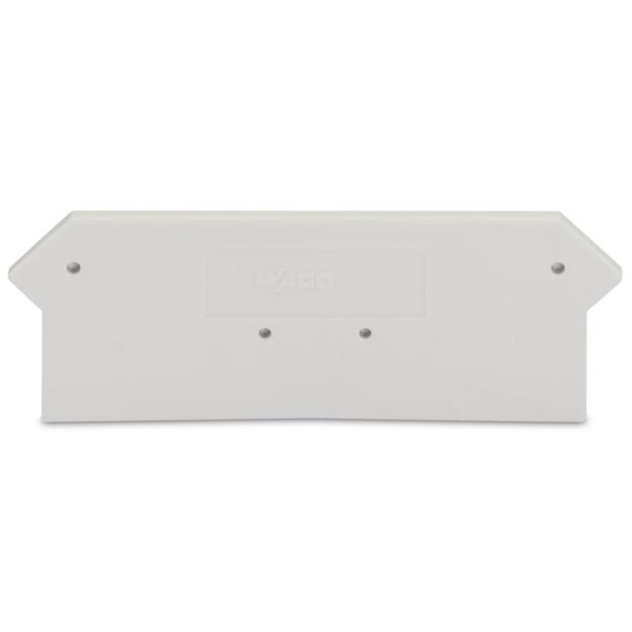 Afsluit-+tussenplaat 2mm li.grijs 279-318 VVE=25