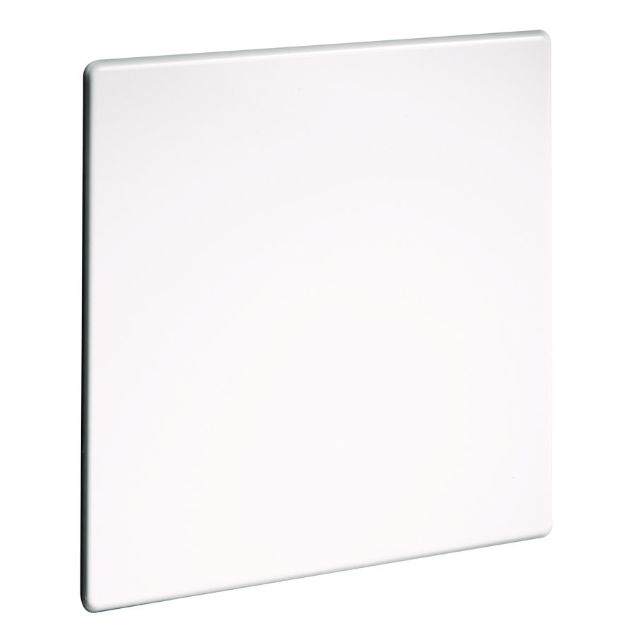 Afdekplaat rvs tbv afsluiter-watermeter-kast