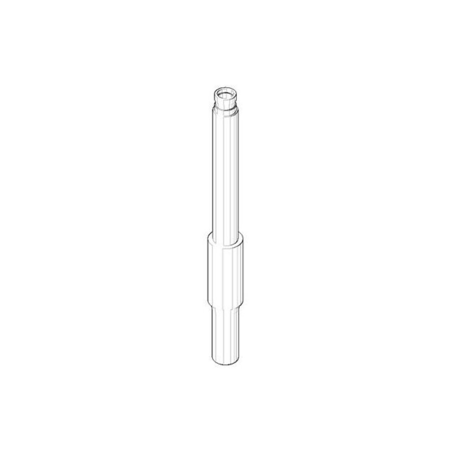 Aansluiting 35x319mm Platina gebors.