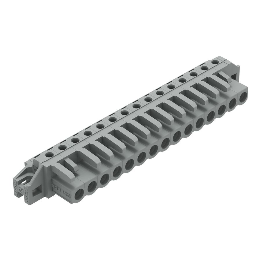 THT FE steker HA raster 5mm grijs 232-245/031-000 VVE=25