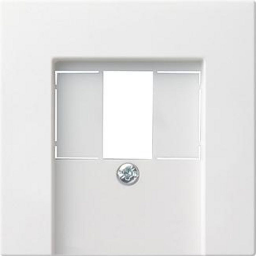 Afdekking TAE USB System 55 z.wit