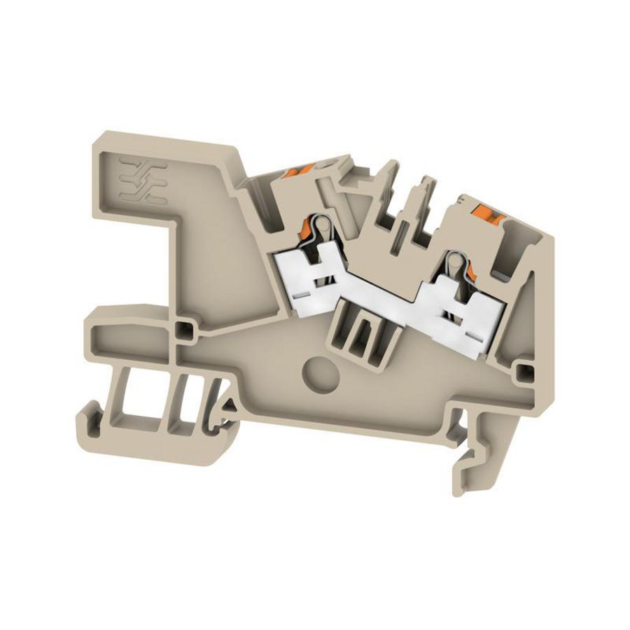 Installatieklem PUSH IN d.beige 2.5mm2 2668660000 VVE=50
