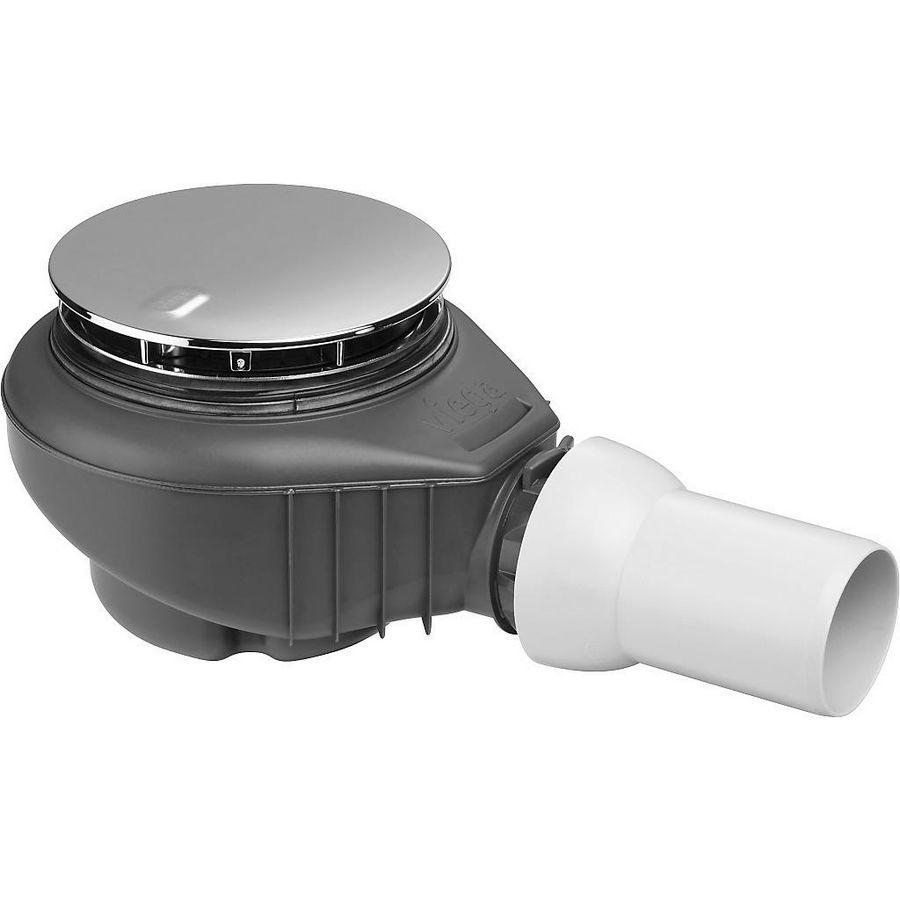 AfvoerTempoplex Plus  6968 kunststof D115mm DN50 BH 90mm chroom