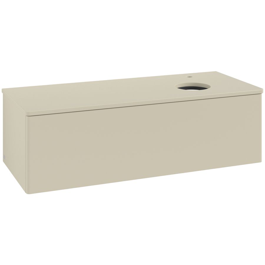 Wastafelonderkast Antao 1200x360x500mm S.Grey Matt Lacquer K34050HJ