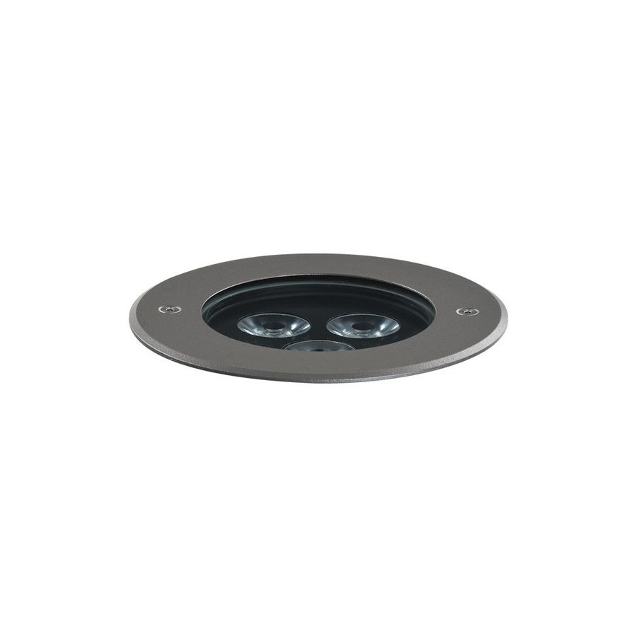 LED-Grondinbouwarmatuur 2700K 14W DALI cirkelvormige gemidde