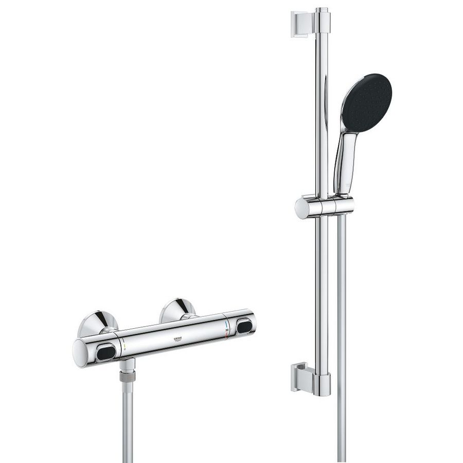 Precision Flow Renovatieset 150mm douchethermostaat  + glijstangset