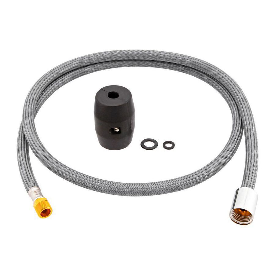 Doucheslang 1500mm 1/2 x M15 chroom