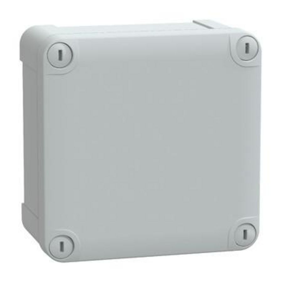 Doos ABS + deksel 116x116x62mm IP66 RAL7035 TBS/TBP VVE=5