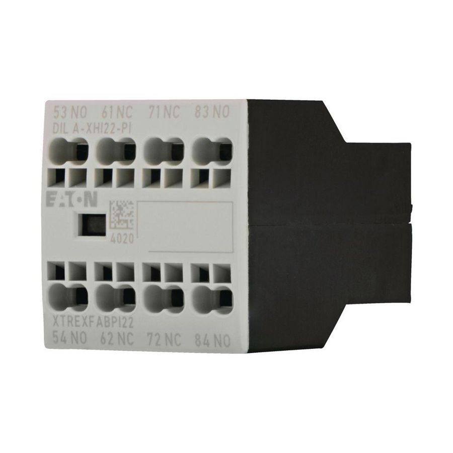 Hulpcontactblok 2m 2v frontmont. DILA DILM7-DILM15 VVE=5