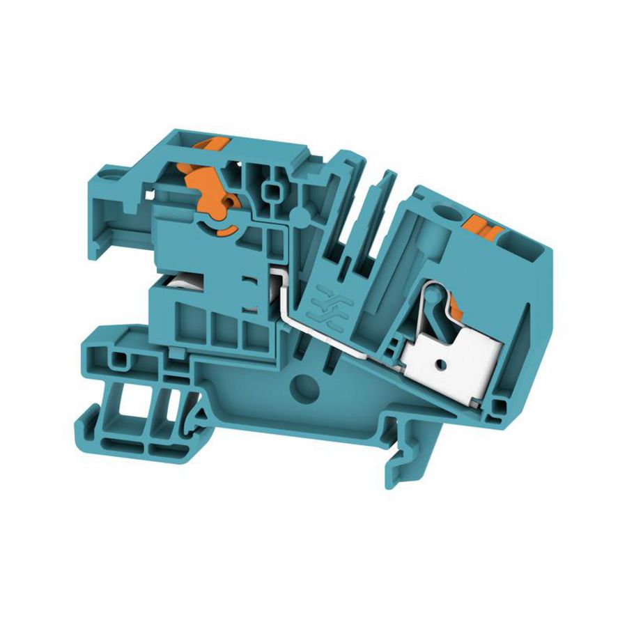 Installatieklem PUSH IN blauw 6mm2 41 A 2 VVE=50