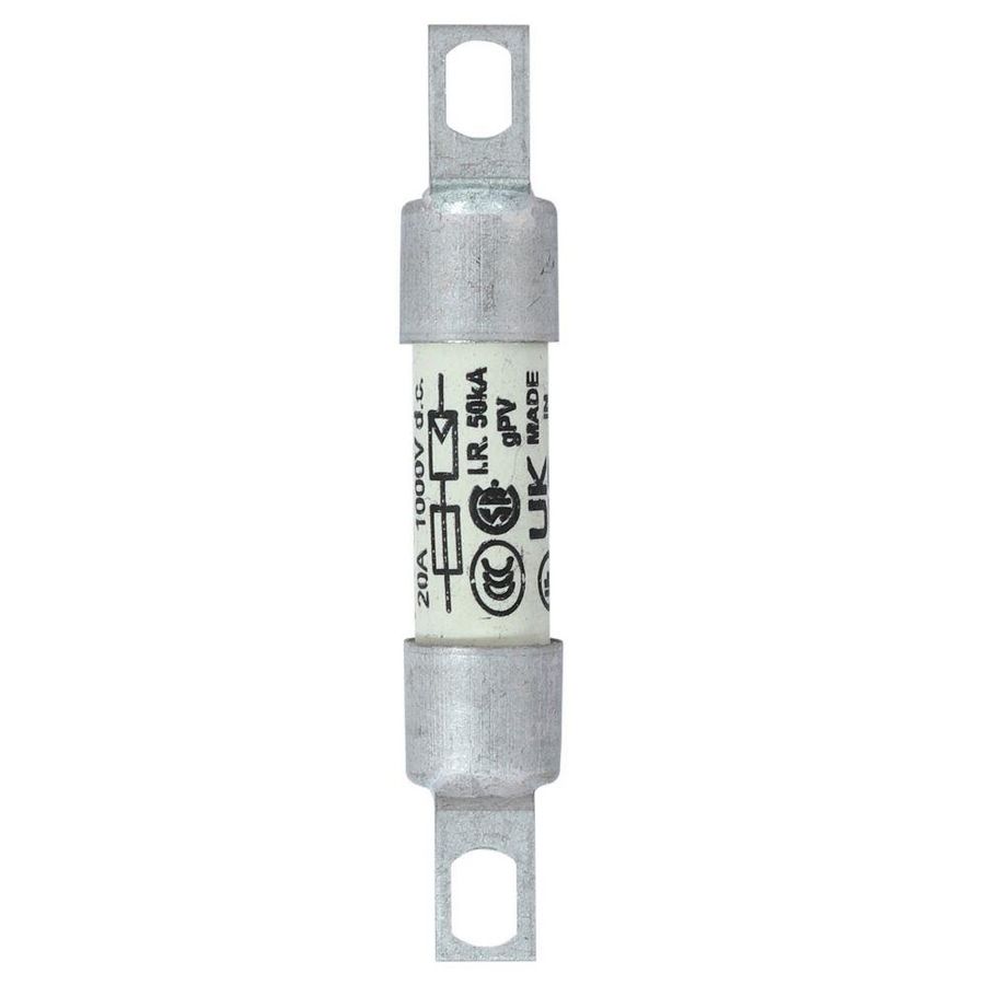 Zekering hoge snelheid 20A DC 1000V 50kA 60269-6 A 1 VVE=10