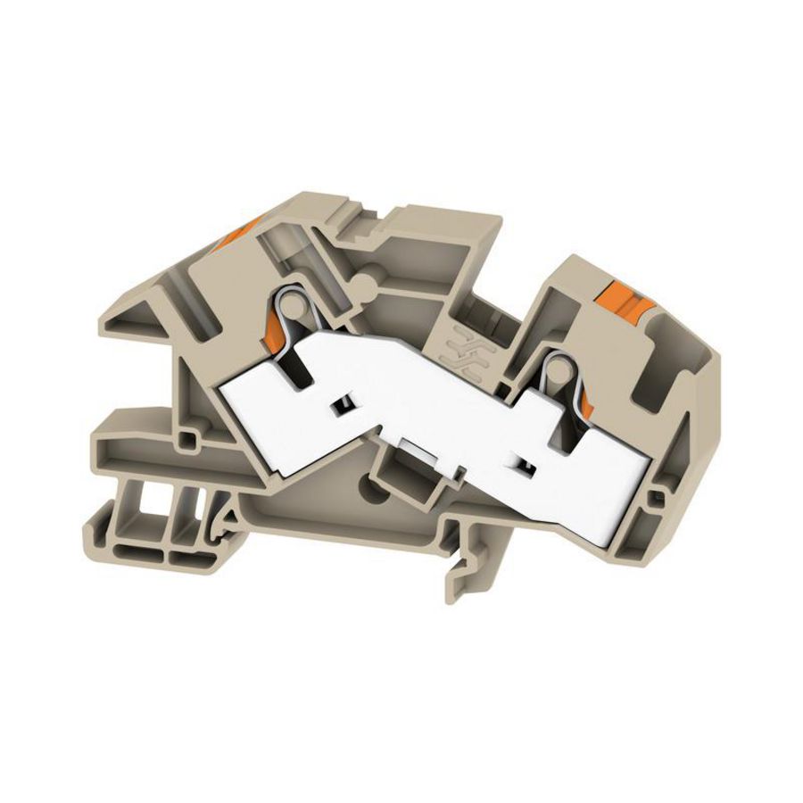 Installatieklem PUSH IN d.beige 16mm2 VVE=20