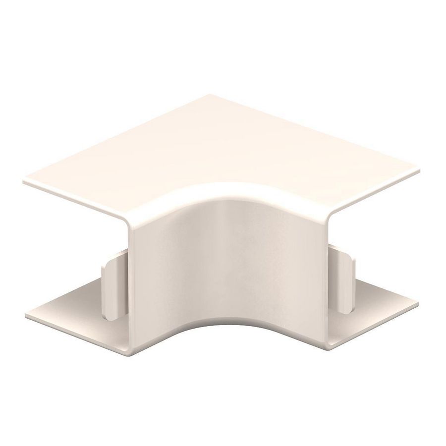 Binnenhoek 25x25mm polyvinylchlorid creme wit 9001 VVE=4